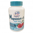 1x1 Vitamin Magnézium + B6 250mg eper ízű rágótabletta 45db 1x1 Vitamin Magnézium + B6 250mg eper ízű rágótabletta 45db